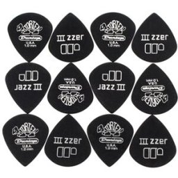 Dunlop Tortex PitchblackJazz 1,00 12P