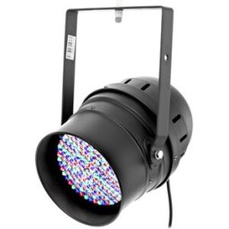 Stairville LED PAR 64 10 mm black RGB Negro