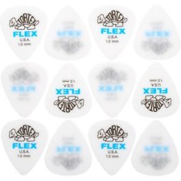 Dunlop Tortex Flex Picks 1,00 12 Blanco