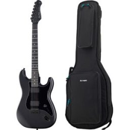Harley Benton ST-20HH Active SBK w/Bag Negro mate