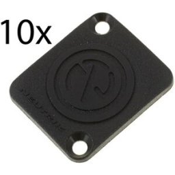 Neutrik DBA Blanking Plate 10x Black