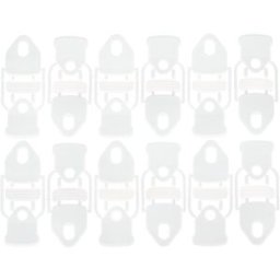 Holdon Mini Clip White 12pcs Pack Blanco
