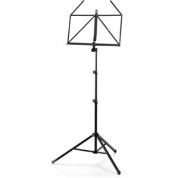 K&M ; 10065 Music Stand Black Negro