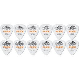 Dunlop Tortex Flex Picks 0,60 12 Blanco