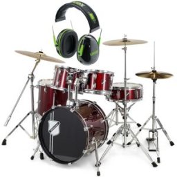 Millenium Focus 18 Drum Bundle Red Rojo