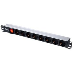 Equip 333293V2 19" PowerBox 8-way Plateado