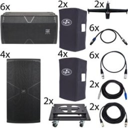 DAS Audio Vantec 6x20A/4x218A Bundle Negro