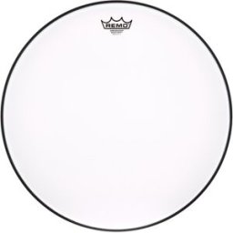 Remo 18" Ambassador Smooth White Blanco