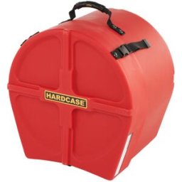 Hardcase 14" F.Tom Case F.Lined Red Rojo