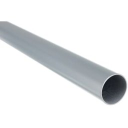 Jaspers Tube Silver 105 cm Anodizado plateado