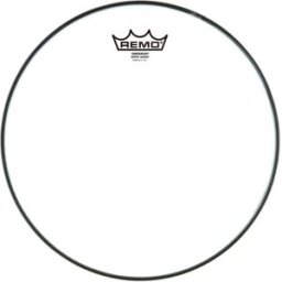 Remo 12" Emperor White Suede Blanco
