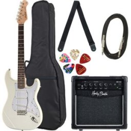Thomann Guitar Set G13 White Blanco de alto brillo