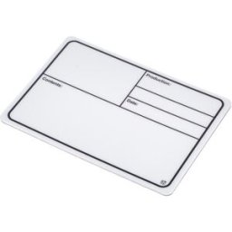 Adam Hall Tourlabel 177x127mm White Blanco