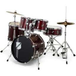 Millenium Focus 18 Drum Set Red Rojo