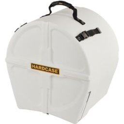 Hardcase 14" F.Tom Case F.Lined White Blanco