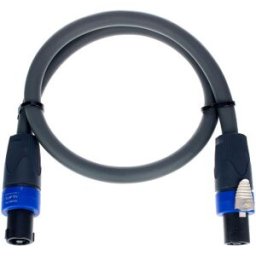 pro snake 14610 NL4 Cable 4 Pin 0,75m Gris