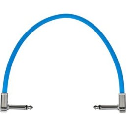 Ernie Ball Flex Patch Cable 12" blue Azul