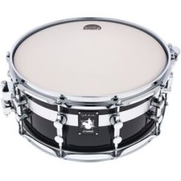 Sonor SSD 14"x6,25" Jost Nickel Negro piano con tira plateada