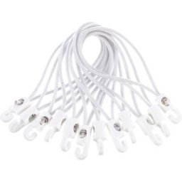 Stairville Spannfix XL Ø 6mm white 12 pcs Blanco