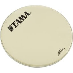 Tama 18" Resonant Bass Drum White Blanco con el logotipo de en negro