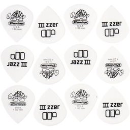Dunlop Tortex Jazz III White 1,35 Blanco