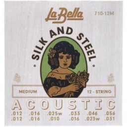 La Bella 710-12M Silk & Steel