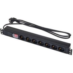 Adam Hall 87471 X7 Power Strip Negro