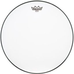 Remo 16" Emperor White Suede Blanco