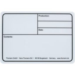 Stairville Tourlabel 177x127mm White Blanco
