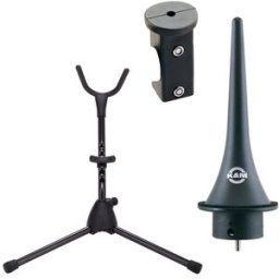 K&M ; 14300 Sax / Clar. Stand Set Negro