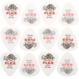 Dunlop Tortex Flex Picks 0,50 12 Blanco