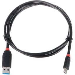 Lindy USB 3.2 Cable Typ A/C 1m Negro