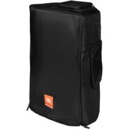 JBL EON715 Raincover Negro con logotipo de en naranja