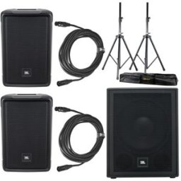 JBL IRX 108bt/115s Basis Bundle Negro