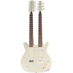 Danelectro Doubleneck 612 White Blanco