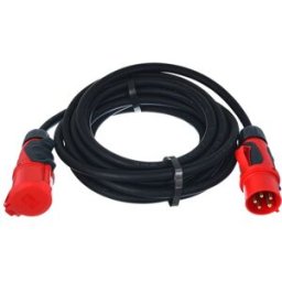 Stairville CEE Cable 32A 6,0mm² 10m Grip Negro