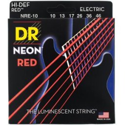 DR Strings Neon Red NRE-10 Rojo