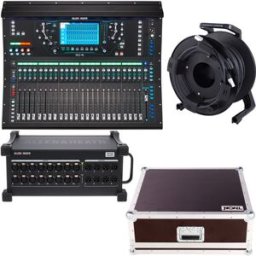 Allen & Heath SQ6, Case, DX168/X Bundle I Marrón fenol
