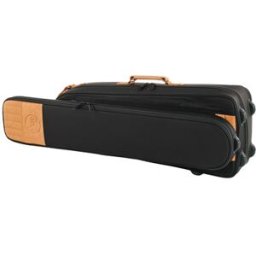 Gard 21C-ESK Gigbag Tenor Trombone Negro con detalles de cuero marrón claro