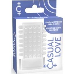 Casual Love Funda Vibrador Pene Transparente 1ud