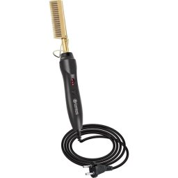 Plancha de Pelo Cerámica Avizar TX-9553 3 Ajustes Cepillo Alisador Negro