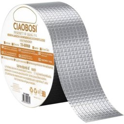 Cinta adhesiva Avizar TX-02080 plata 5 m x 100 mm impermeable interior y exterior