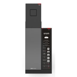 Teléfono IP Snom HD341 inalámbrico Gigabit Ethernet antibacteriano negro