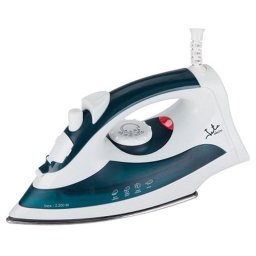 Plancha Jata PL120 Vapor Vertical Suela Acero Inoxidable 2200W Blanco Azul