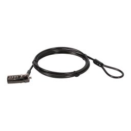 Cable antirrobo Conceptronic CUSTODIO01BN combinación 1,8 m ranura nano negro