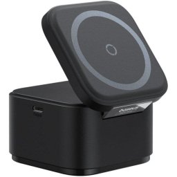 Cargador inalámbrico Baseus MagPro 2 en 1 Magnético 15W USB-C Plegable