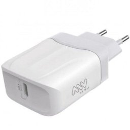 Cargador de pared Myway LL-T219 USB-C Power Delivery 20W blanco compacto