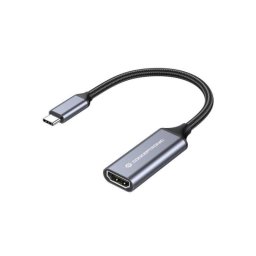 Adaptador gráfico USB Conceptronic ABBY09G HDMI 4K 60Hz aluminio gris