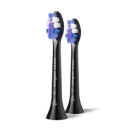Cabezal Philips Sonicare HX6052/88 Extra Suave Negro Pack 2 para dientes sensibles