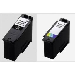 Cartucho de tinta Canon PG595/CL586 Pack doble negro y color 6,7 ml + 9,9 ml